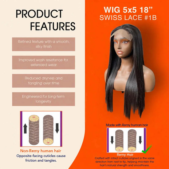 az_hair_5x5_Swiss_Lace_Closure_Wigs_18_Inch_Straight_1B