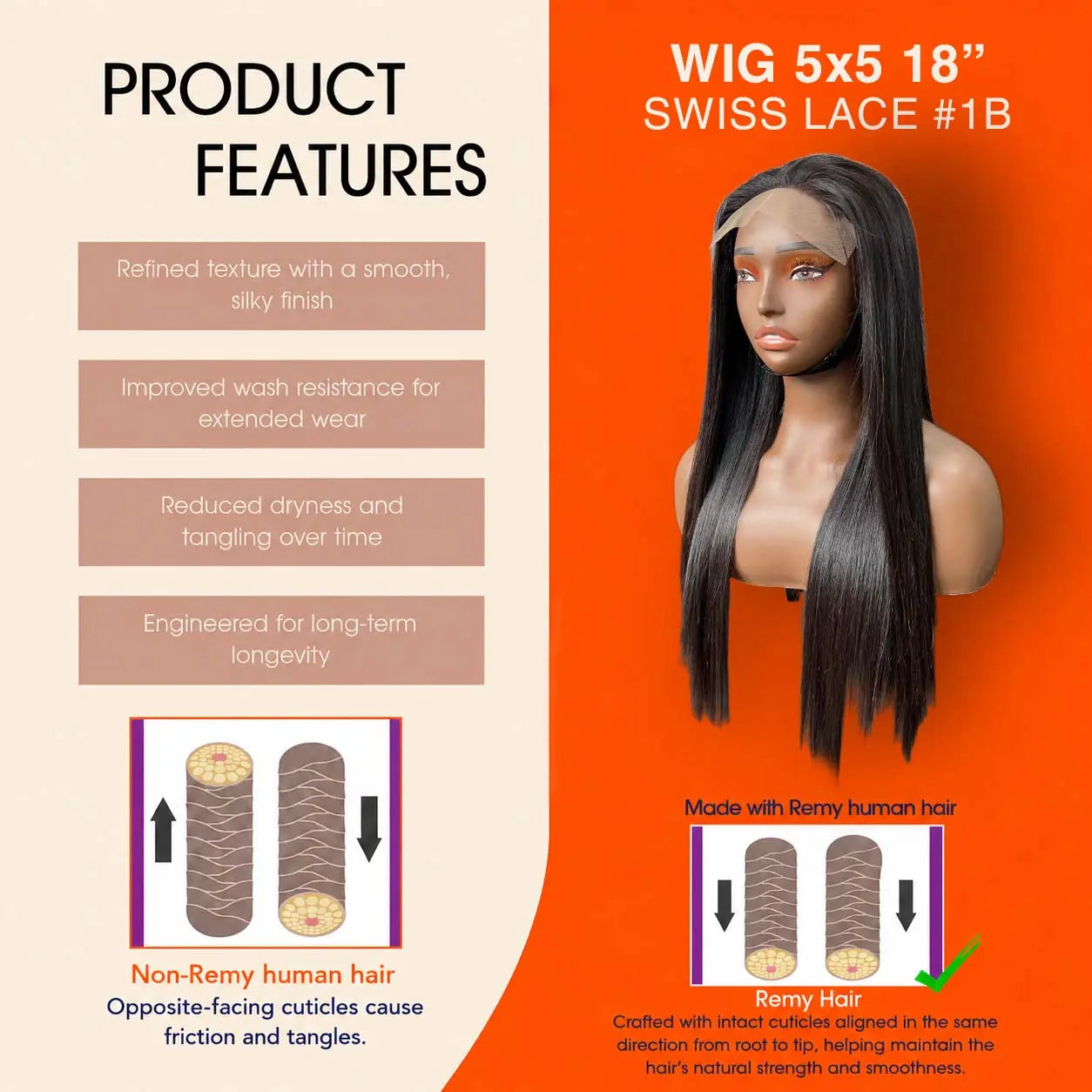 az_hair_5x5_Swiss_Lace_Closure_Wigs_18_Inch_Straight_1B