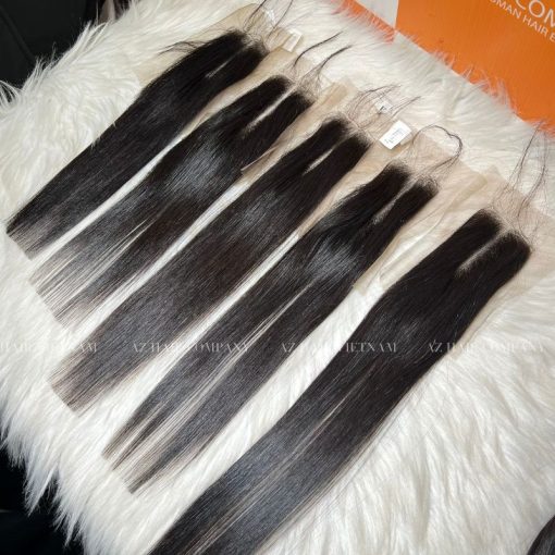 2x4 Swiss Lace Closure Bone Straight Hero Shot