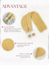 Light Brown #14 Bone Straight Bulk Hair Extensions 100g / AZ Hair Vietnam