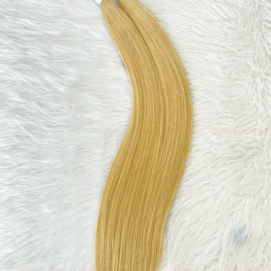 Light Brown #14 Bone Straight Bulk Hair Extensions 100g / AZ Hair Vietnam
