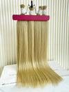 Light Brown #8ash Bone Straight Bulk Hair Extensions 100g / AZ Hair Vietnam 