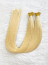 Light Blonde #60C Bone Straight Genius Hair Extensions 100g / AZ Hair Vietnam