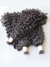 Jet Black (#1) Curly Bulk Hair Extensions 100g- Raw Vietnamese Hair Dyed / AZ Hair Vietnam