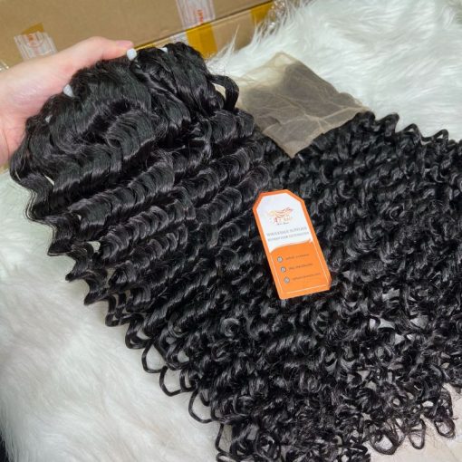 Deep Wavy With 13x6 Swiss Lace Frontal Texture 