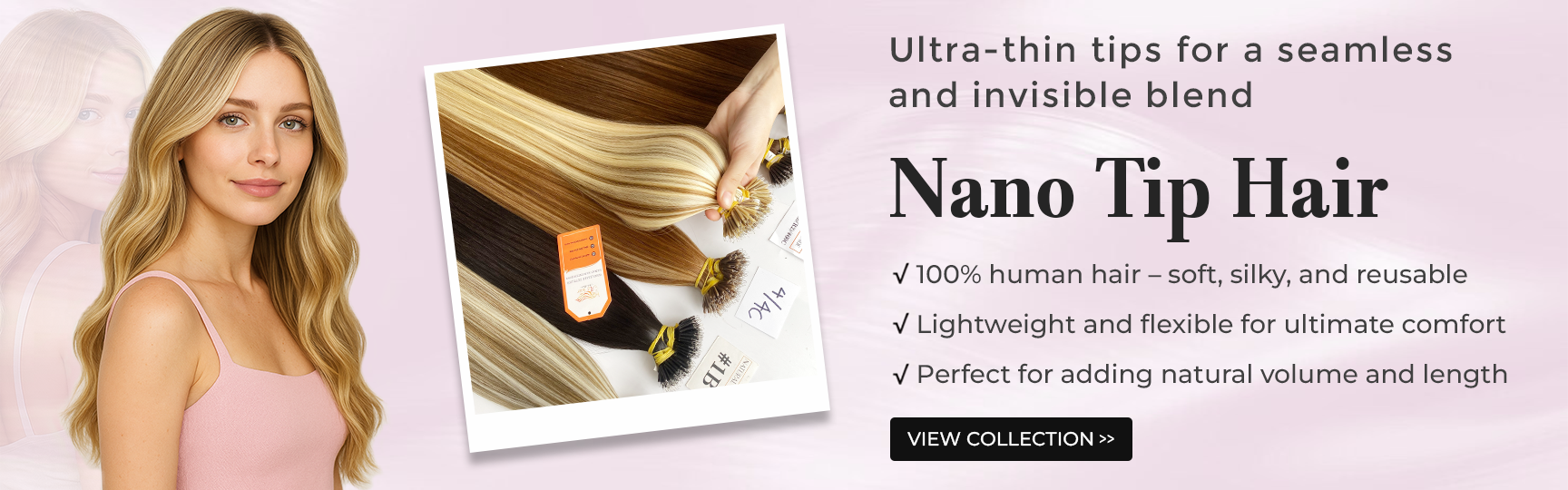 Nano Tip Hair Extensions - AZ Hair Vietnam Verified Manufacturer