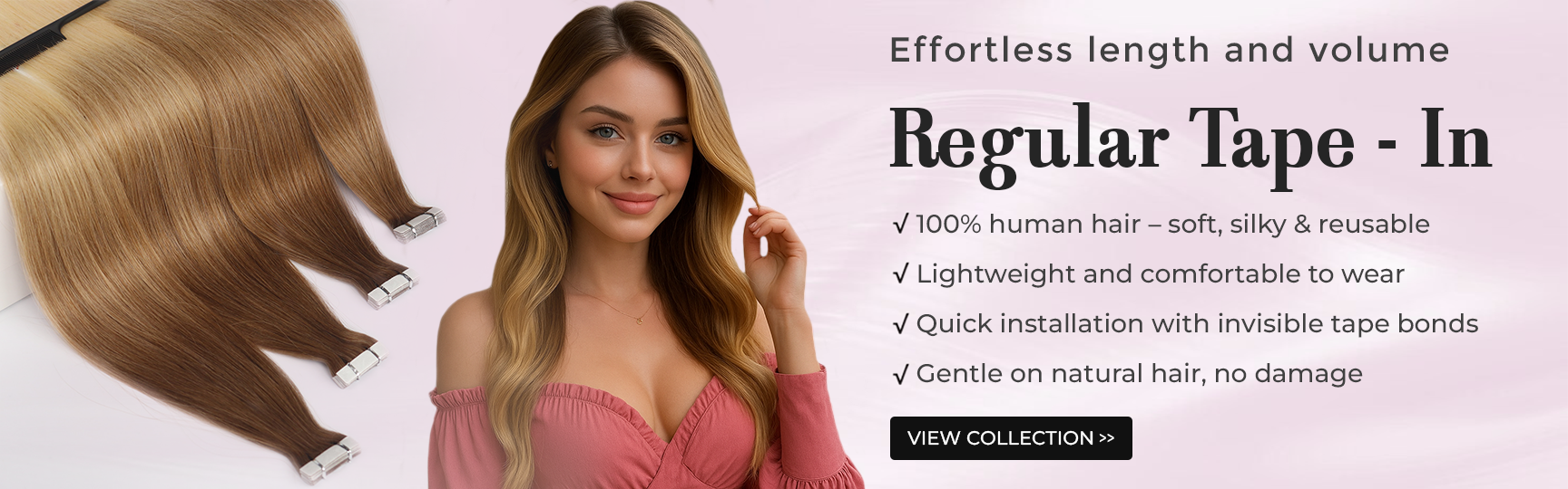 Regular Tape In Hair Extensions - AZ Hair Vietnam Verified Manufacturer
