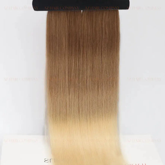 Balayage (#4ash/#60C) Bone Straight Regular Tape In Hair Extensions 100g - Raw Vietnamese Hair / AZ Hair Vietnam