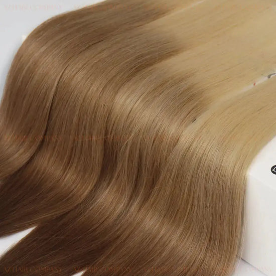 Balayage (#4ash/#60C) Bone Straight Regular Tape In Hair Extensions 100g - Raw Vietnamese Hair / AZ Hair Vietnam