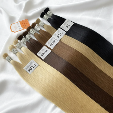 Bone Straight Bulk Hair Extensions 100g - Vietnamese Raw Hair / AZ Hair Vietnam