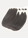 Jet Black (#1) Bone Straight Bulk Hair Extensions 100g - Raw Vietnamese Hair Dyed / AZ Hair Vietnam