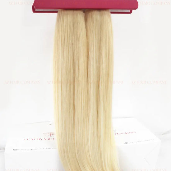 Light Blonde (#613) Bone Straight Bulk Hair Extensions 100g - Vietnamese Human Hair /  AZ Hair Vietnam
