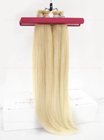 Light Blonde (#613) Bone Straight Bulk Hair Extensions 100g - Vietnamese Human Hair /  AZ Hair Vietnam