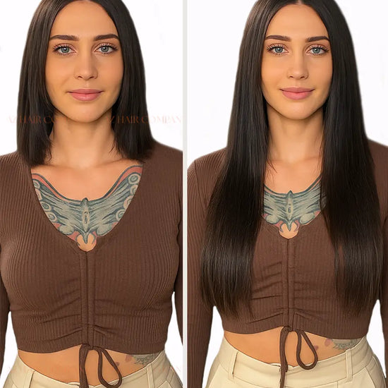 Natural Black (#1B) Bone Straight Bulk Hair Extensions 100g - Vietnamese Raw Hair / AZ Hair Vietnam