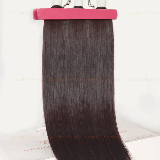 Dark Brown (#2C) Bone Straight Bulk Straight Hair Extensions 100g - Cuticle Aligned Vietnamese Hair / AZ Hair Vietnam