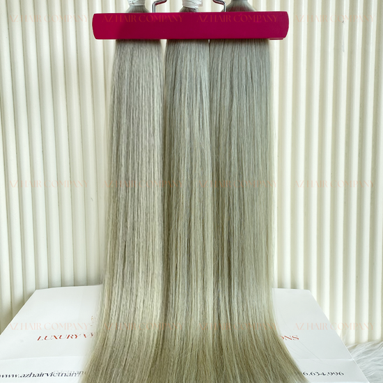 #18B Light Blonde Bone Straight Bulk Hair Extensions 100g - Vietnamese Raw Hair / AZ Hair Vietnam