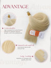 Light Blonde #60ash Bone Straight Bulk Hair Extensions 100g - 100% Raw Vietnamese Human Hair / AZ Hair Vietnam