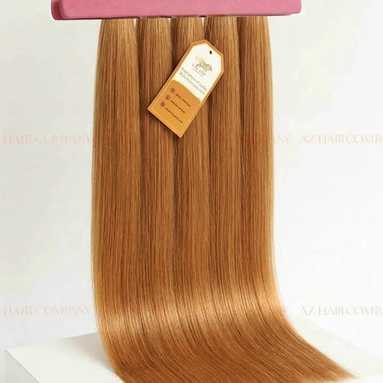 #7 Light Brown Bone Straight Bulk Hair Extensions 100g - Vietnamese Raw Hair / AZ Hair Vietnam