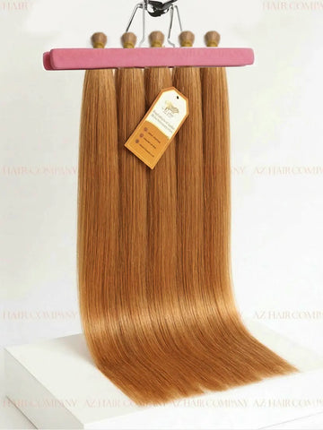 #7 Light Brown Bone Straight Bulk Hair Extensions 100g - Vietnamese Raw Hair / AZ Hair Vietnam