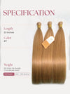 #7 Light Brown Bone Straight Bulk Hair Extensions 100g - Vietnamese Raw Hair / AZ Hair Vietnam
