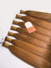 #7 Light Brown Bone Straight Bulk Hair Extensions 100g - Vietnamese Raw Hair / AZ Hair Vietnam