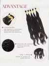 Jet Black (#1) Straight Bulk One Single Donor Hair Extensions 100g - AZ Hair Factory / AZ Hair Vietnam