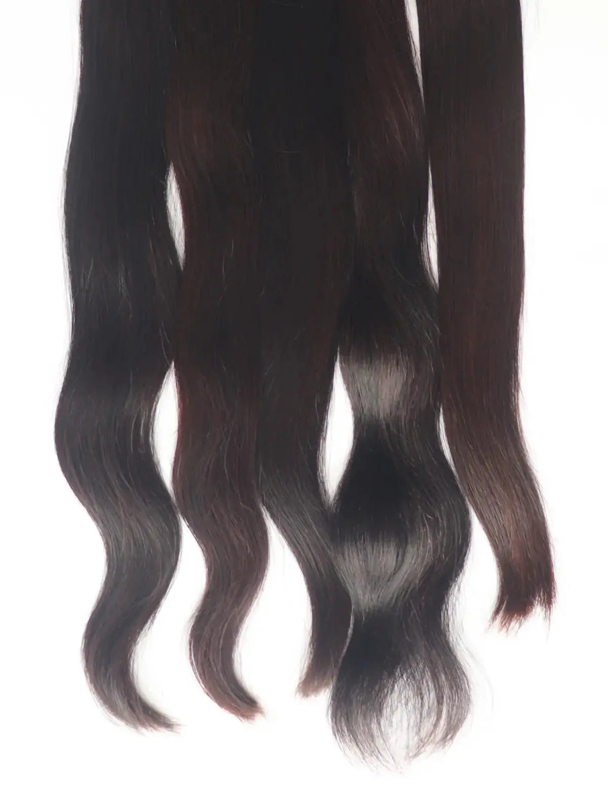 Jet Black (#1) Straight Bulk One Single Donor Hair Extensions 100g - AZ Hair Factory / AZ Hair Vietnam