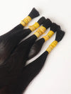 Jet Black (#1) Straight Bulk One Single Donor Hair Extensions 100g - AZ Hair Factory / AZ Hair Vietnam