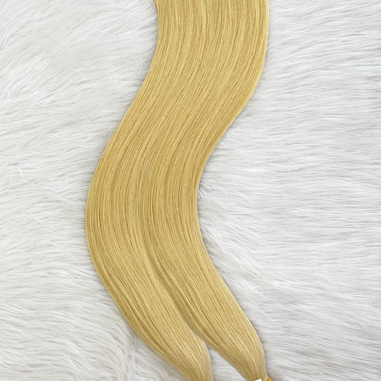 Light Brown #22C Bone Straight Genius Weft Hair Extensions 100g - Single Donor Vietnamese Hair / AZ Hair Vietnam