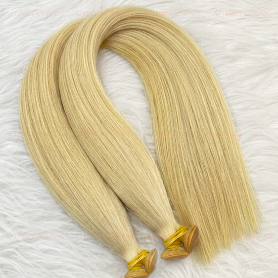 Light Brown #22C Bone Straight Genius Weft Hair Extensions 100g - Single Donor Vietnamese Hair / AZ Hair Vietnam