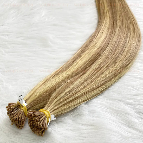 Highlight #22C/#4 Bone Straight I Tip Hair Extension 100g - Vietnamese Raw Hair / AZ Hair Vietnam