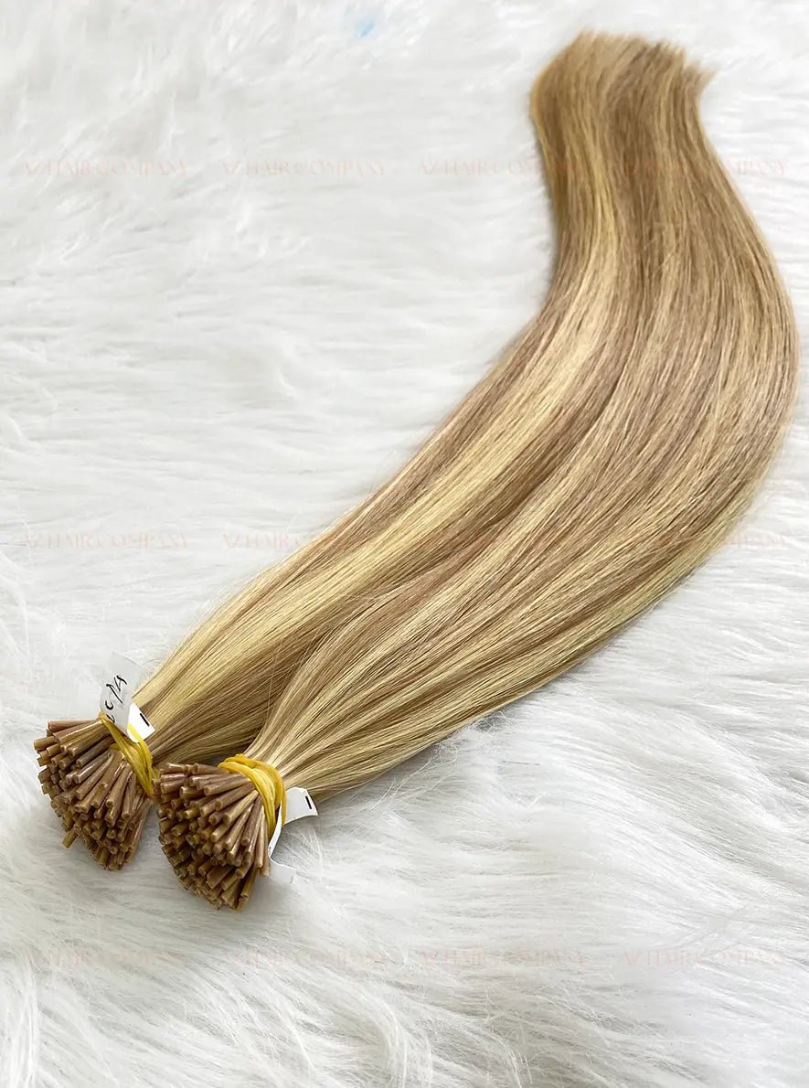 Highlight #22C/#4 Bone Straight I Tip Hair Extension 100g - Vietnamese Raw Hair / AZ Hair Vietnam