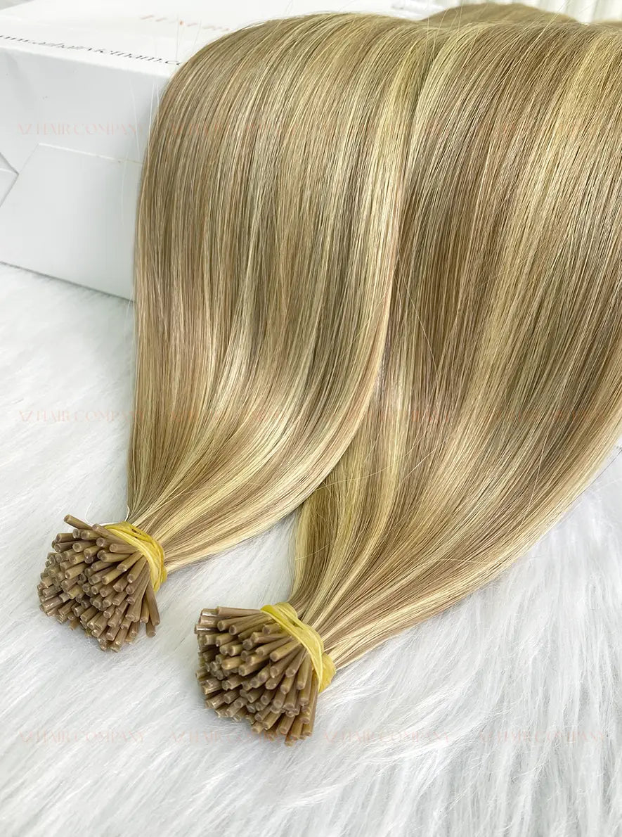 Highlight #22C/#4 Bone Straight I Tip Hair Extension 100g - Vietnamese Raw Hair / AZ Hair Vietnam