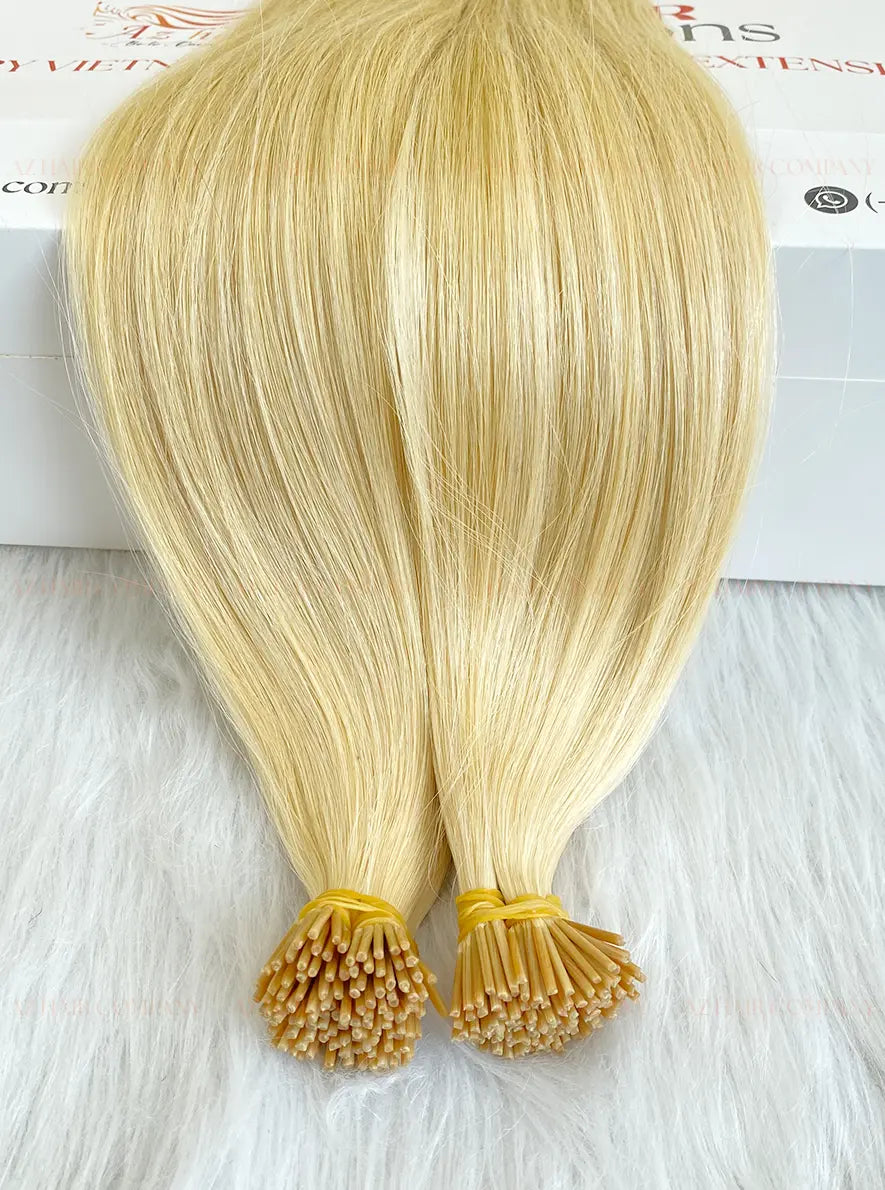 Highlight #60C/#22C Bone Straight I Tip Hair Extensions 100g - Vietnamese Raw Hair / AZ Hair Vietnam