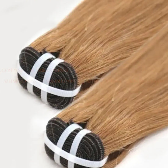 Light Brown #5 Bone Straight Machine Weft Hair Extensions 100g - Vietnamese Raw Hair / AZ Hair Vietnam