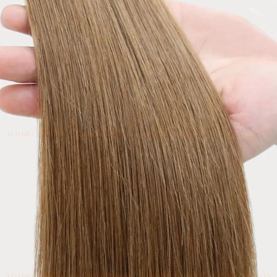 Light Brown #5 Bone Straight Machine Weft Hair Extensions 100g - Vietnamese Raw Hair / AZ Hair Vietnam