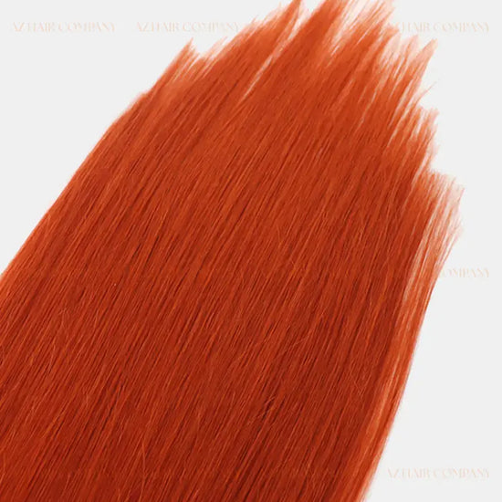 Brown Orange (#AZ17) Bone Straight  Ponytail Hair Extensions 1pcs / AZ Hair Vietnam