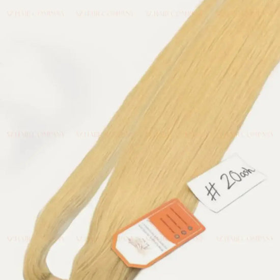 Light Blonde (#20ash)  Bone Straight  Ponytail Hair Extensions 1pcs / AZ Hair Vietnam