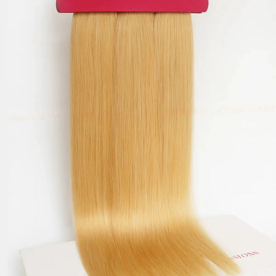 Light Brown (#7) Bone Straight Regular Tape Hair Extensions 100g - Vietnamese Raw Hair / AZ Hair Vietnamese