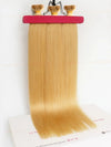 Light Brown (#7) Bone Straight Regular Tape Hair Extensions 100g - Vietnamese Raw Hair / AZ Hair Vietnamese