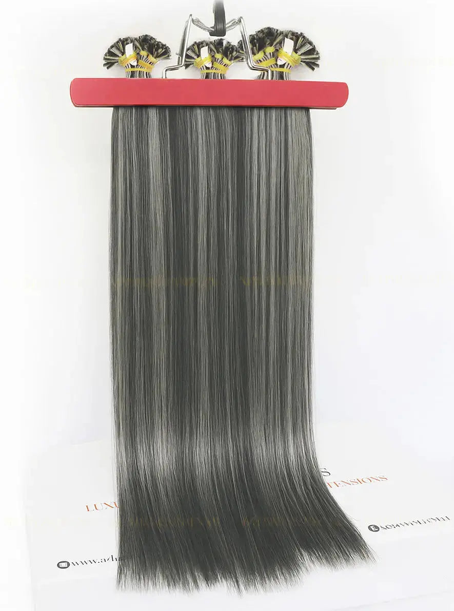 Highlight (#1B/#18B) Bone Straight Flat Tip Hair Extensions 100g - 100% Raw Vietnamese Human Hair / AZ Hair Vietnam