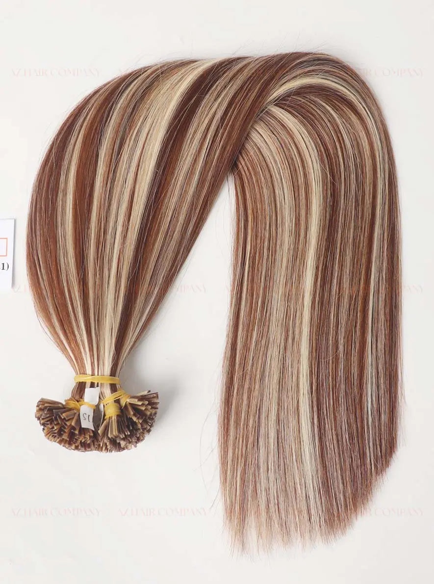 Highlight (#3/#613) Bone Straight  Flat Tip Hair Extensions 100g - Vietnamese Raw Hair / AZ Hair Vietnam