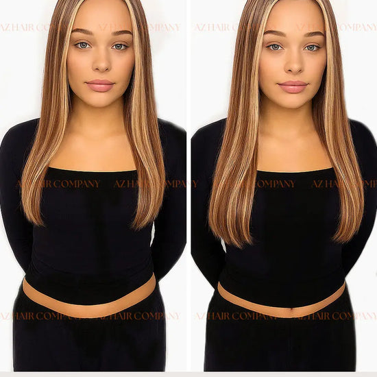 Highlight (#3/#613) Bone Straight  Flat Tip Hair Extensions 100g - Vietnamese Raw Hair / AZ Hair Vietnam