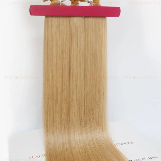 Light Brown (#5ash) Bone Straight Flat Tip Hair Extensions 100g - Vietnamese Raw Hair / AZ Hair Vietnam