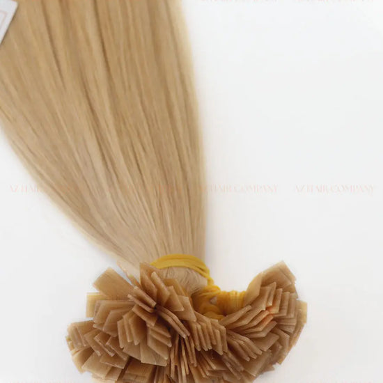 Light Brown (#5ash) Bone Straight Flat Tip Hair Extensions 100g - Vietnamese Raw Hair / AZ Hair Vietnam
