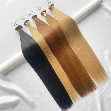 Bone Straight Genius Weft Hair Extensions 100g / AZ Hair Vietnam