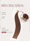 Dark Brown (#2ash) Bone Straight Genius Weft Hair Extensions 100g - Factory Direct Vietnam / AZ Hair Vietnam