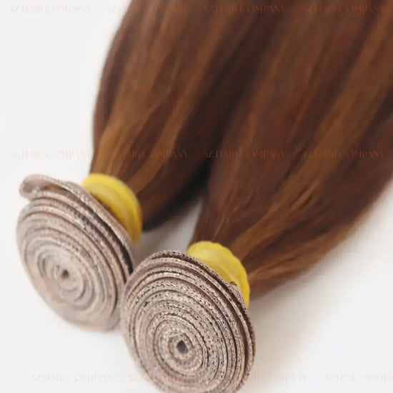 Dark Brown (#2ash) Bone Straight Genius Weft Hair Extensions 100g - Factory Direct Vietnam / AZ Hair Vietnam