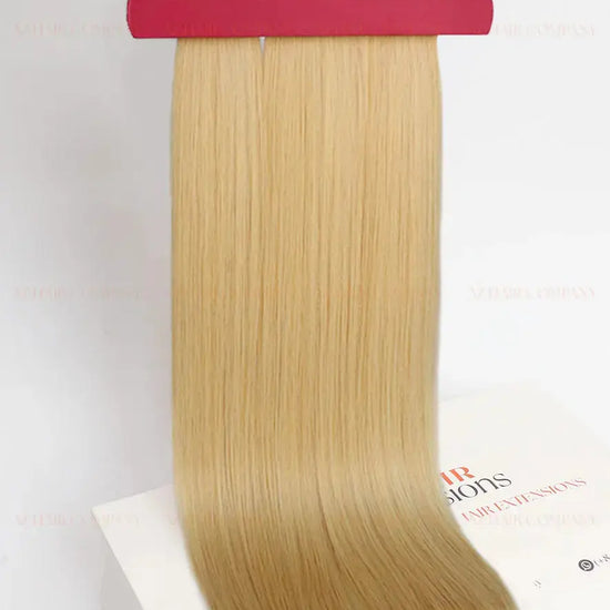 Light Blonde (#613) Bone Straight Genius Weft Hair Extensions 100g - Direct Factory Vietnam / AZ Hair Vietnam