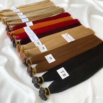 - Bone Straight I Tip Hair Extensions 100g / AZ Hair Vietnam 